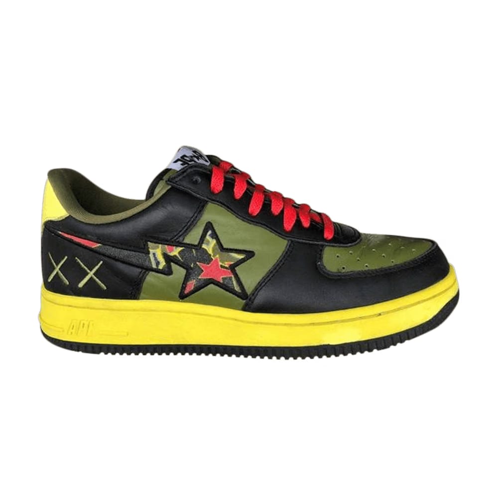 KAWS x Bapesta FS 001 Olive Black