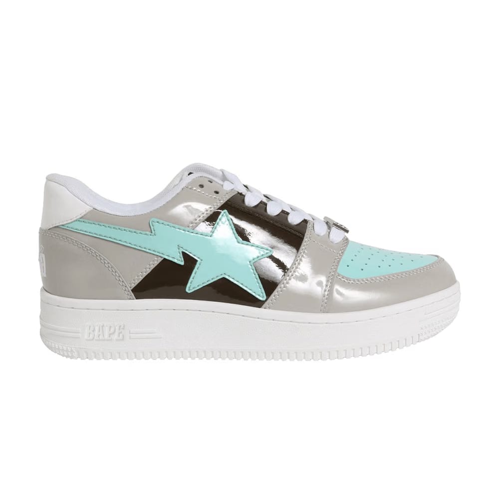 Bapesta Low Light Teal Tan