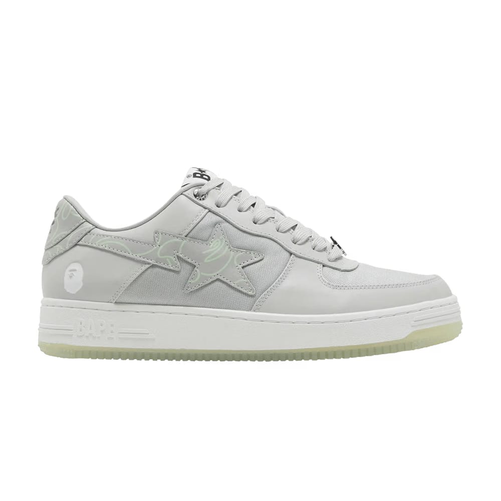 Wmns Bapesta 'Text Code Camo - Grey'