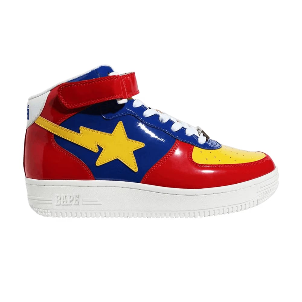 Bapesta Mid Red Multi