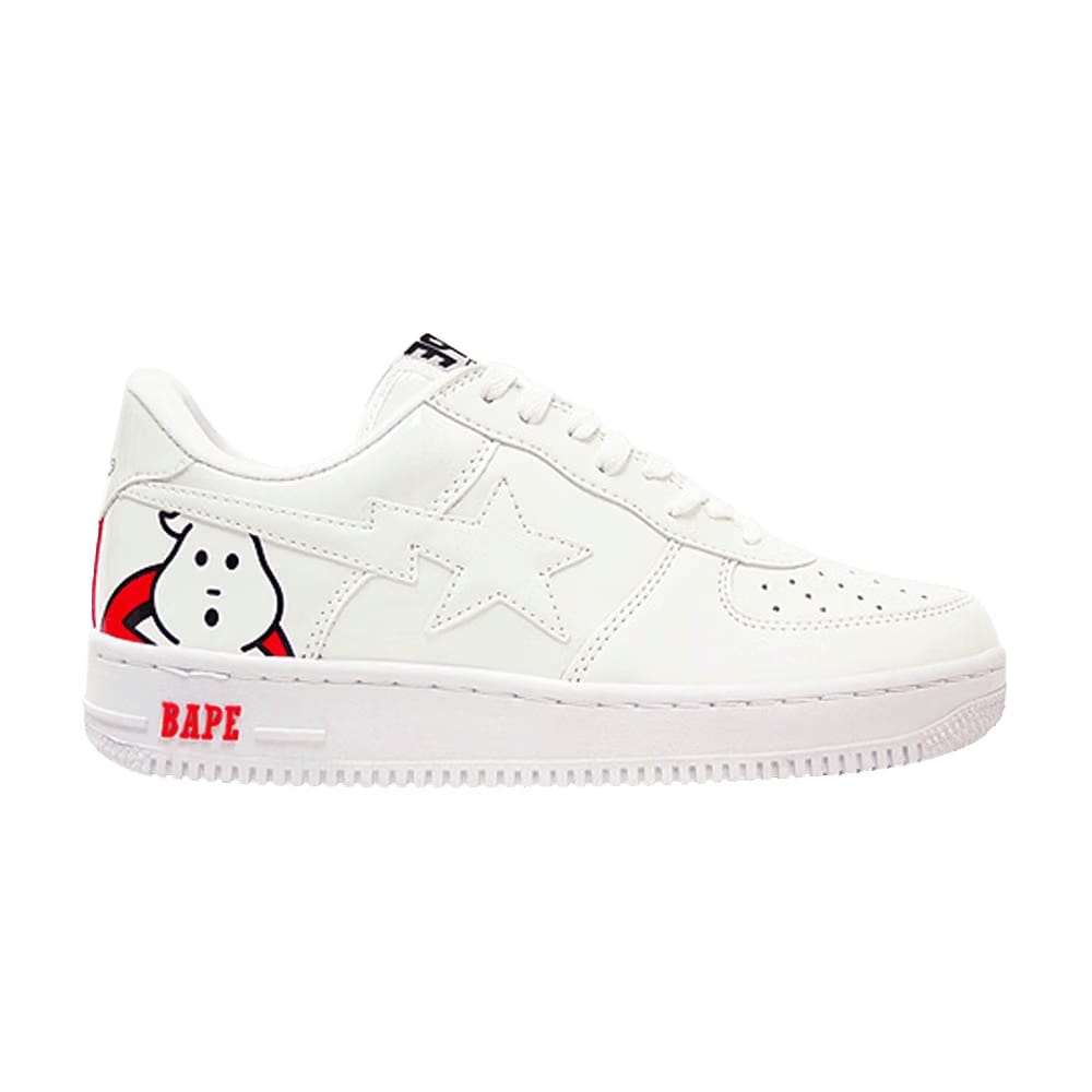 Ghostbusters x Bapesta Low White