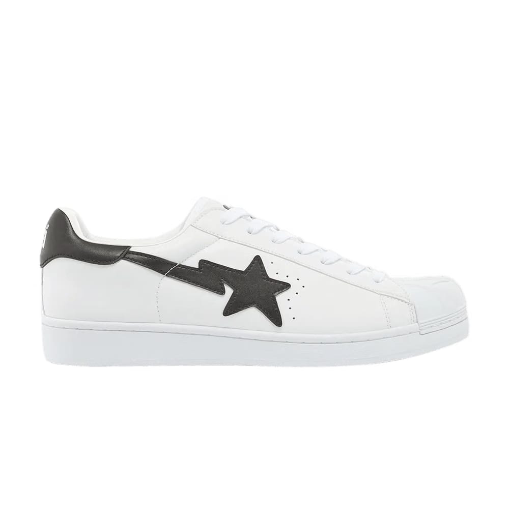 Bapesta Skull White Black