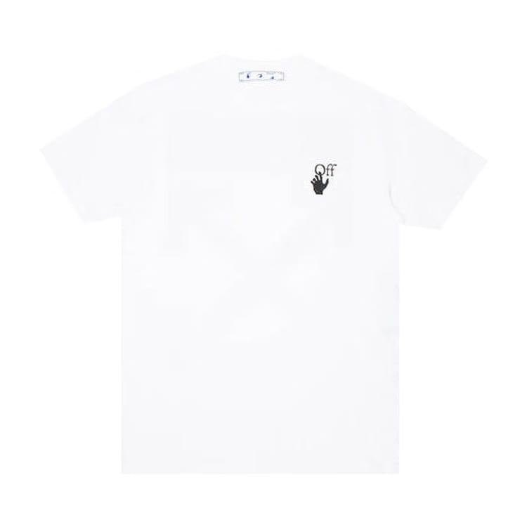 Off White Slim Fit Degrade Arrows T-Shirt White