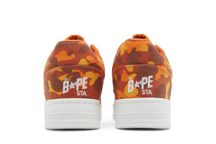 Heron Preston x Bapesta ABC Camo - Orange