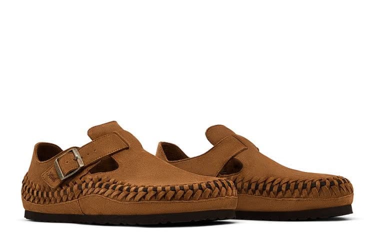 Kith x Birkenstock London Braided Mink Mocca