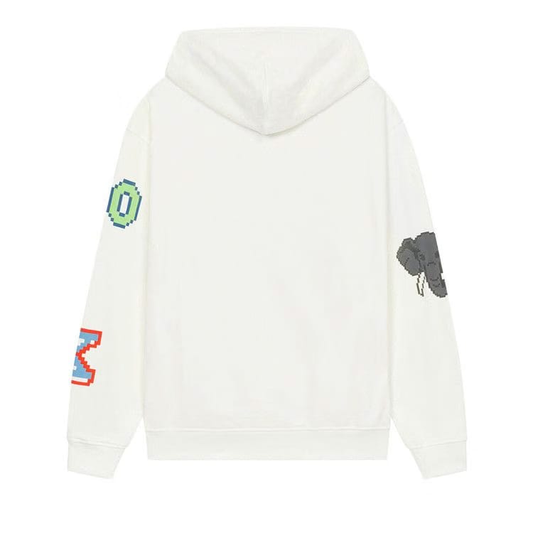 Kenzo Pixel Hoodie Off White