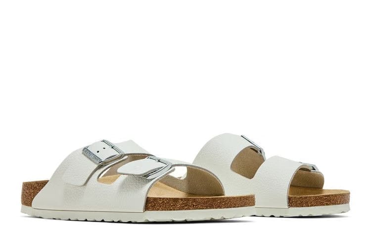 Birkenstock Arizona Natural Leather White