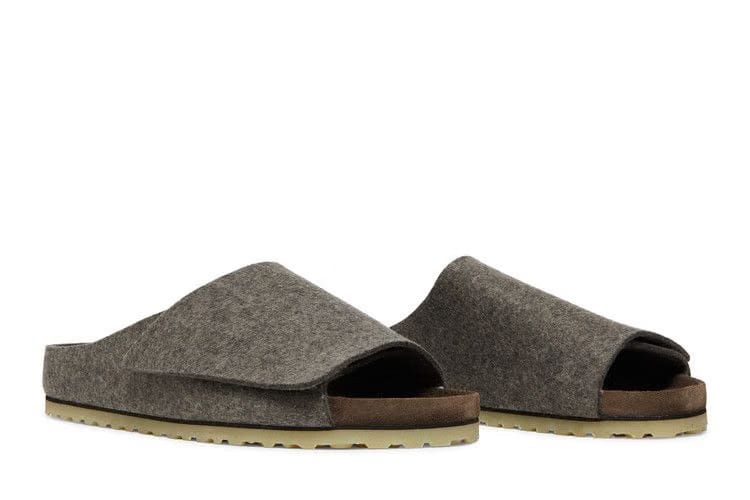 Fear of God x Birkenstock Los Feliz Felt Ash Melange