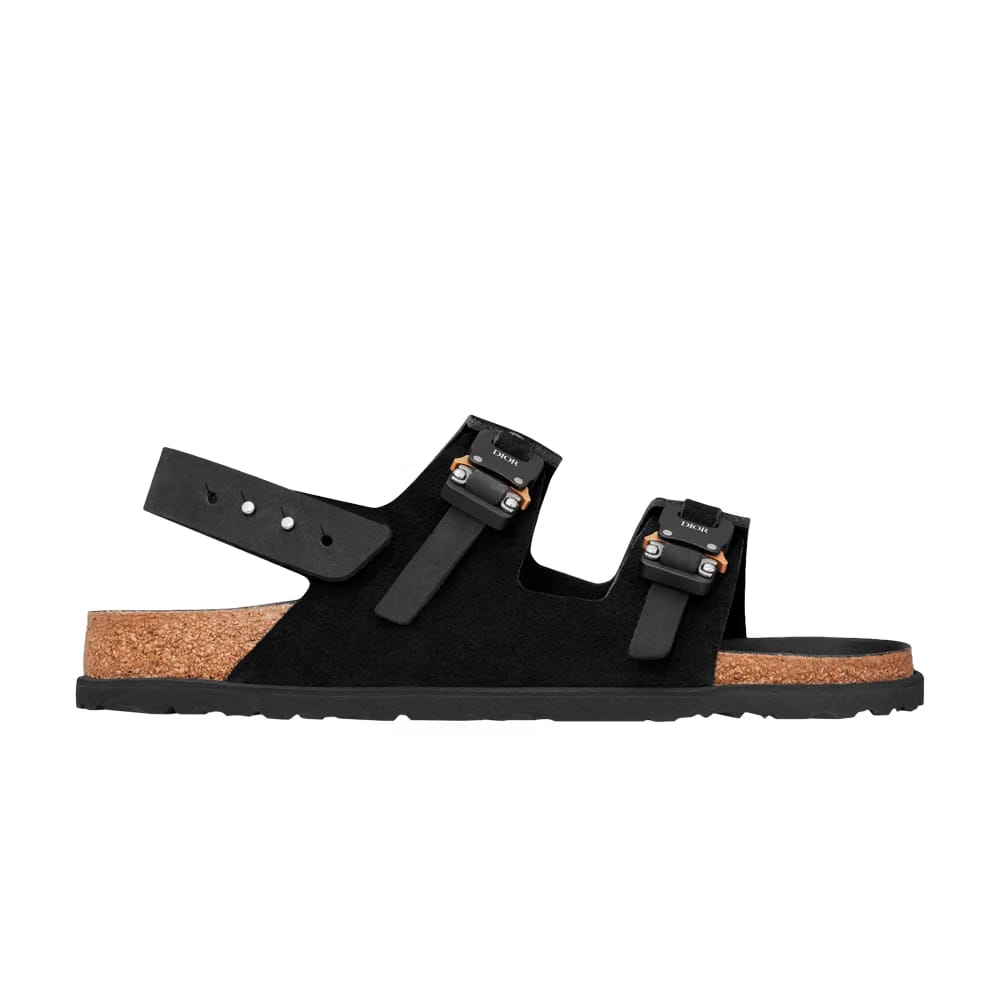 Dior x Birkenstock Milano Sandal Black