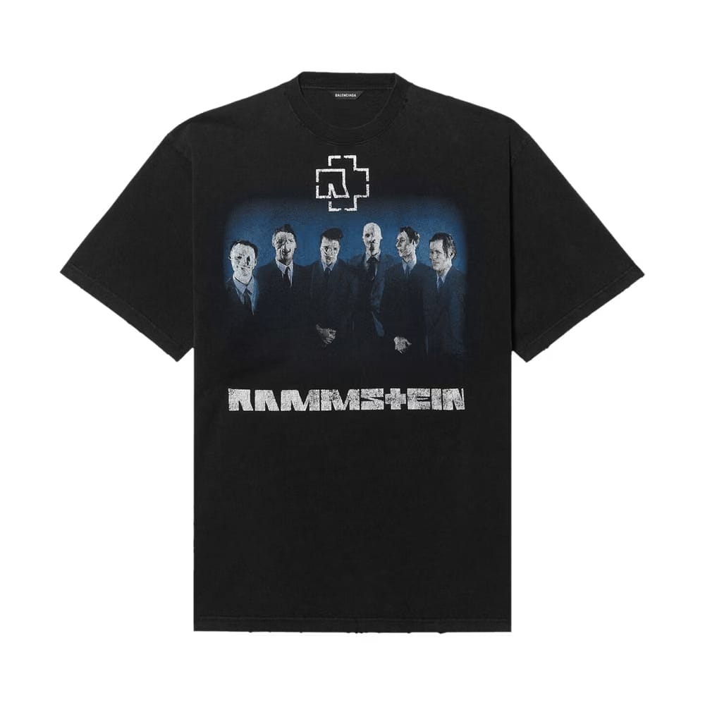 Balenciaga Shorts-Sleeve T-Shirt Black