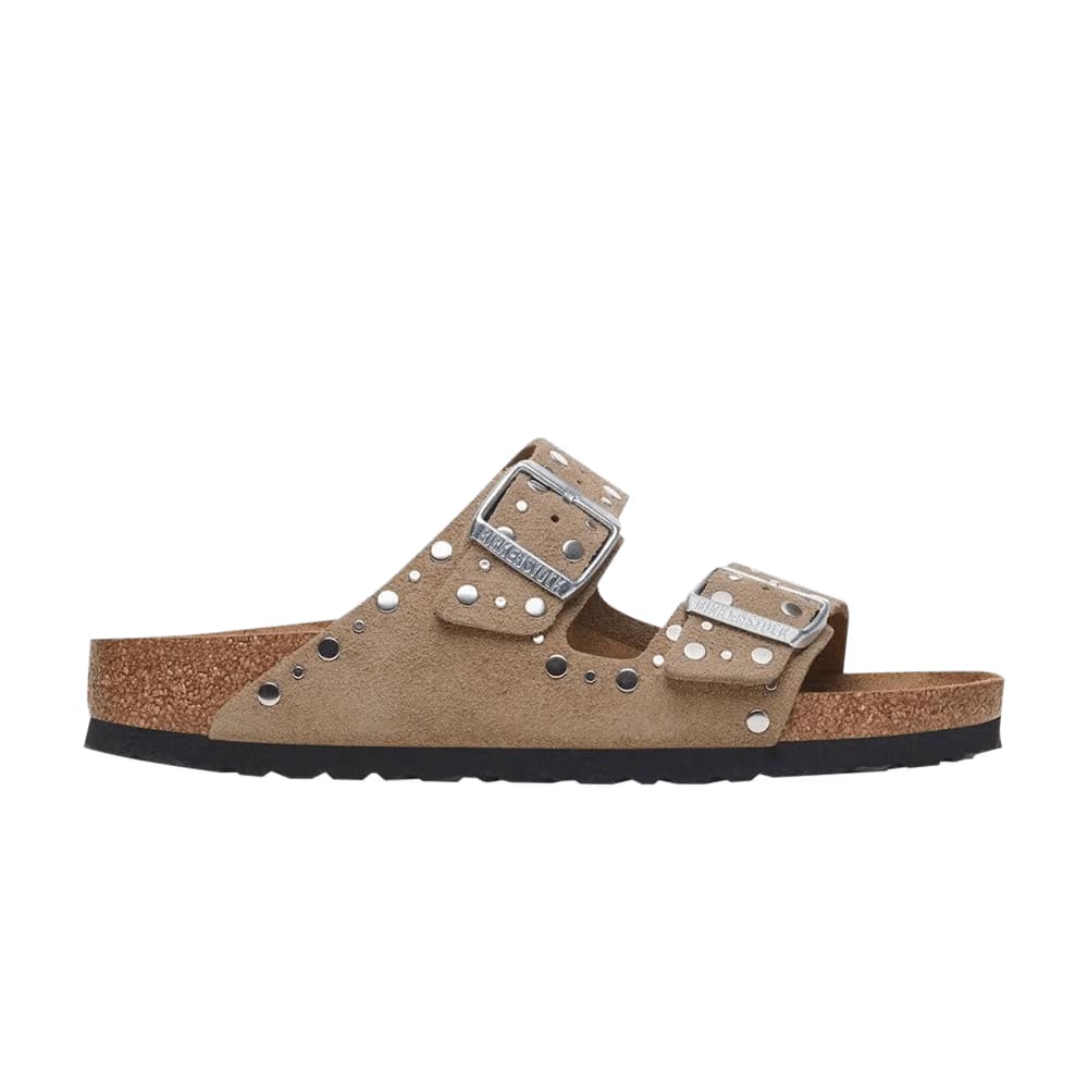 Birkenstock Wmns Arizona Rivet Suede Narrow 'Taupe'