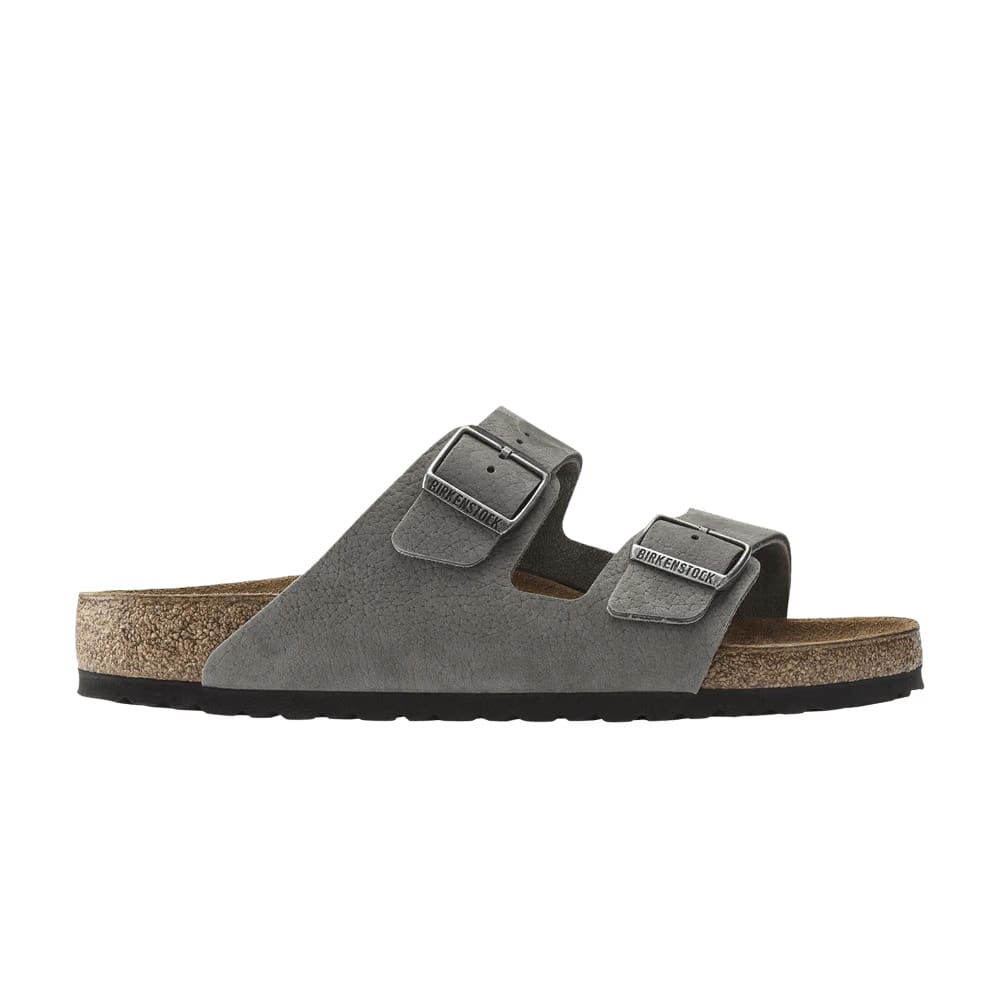 Birkenstock Arizona Nubuck Leather Desert Buck Whale Grey