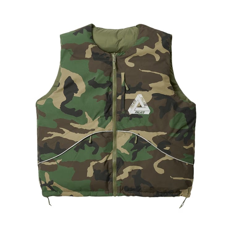 Palace P-Tech Reversible Puffa Vest Camo