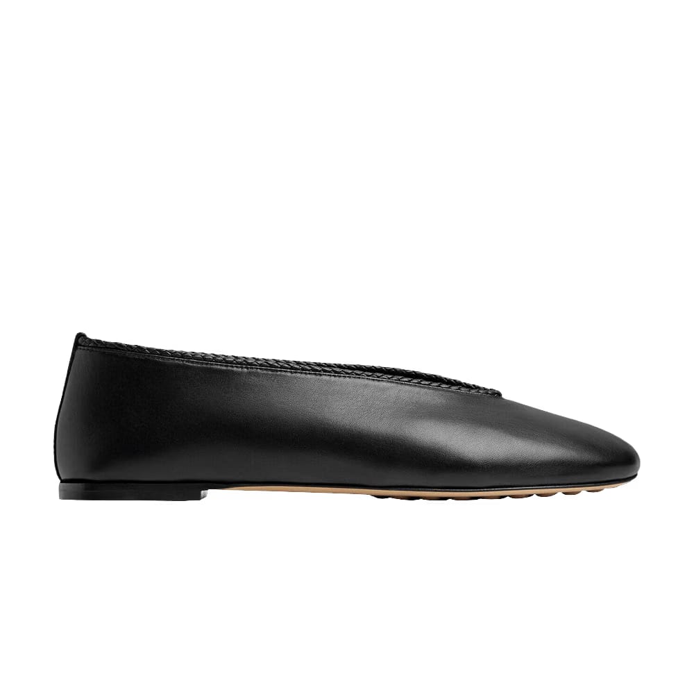 Bottega Veneta Wmns Rosa Ballerina Flat 'Black'
