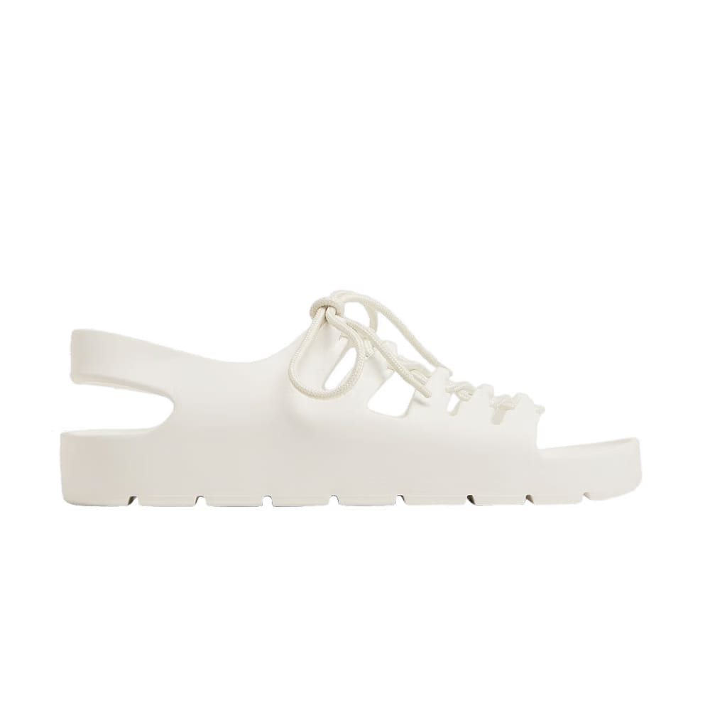 Bottega Veneta Wmns Jelly Sandal 'Chalk'