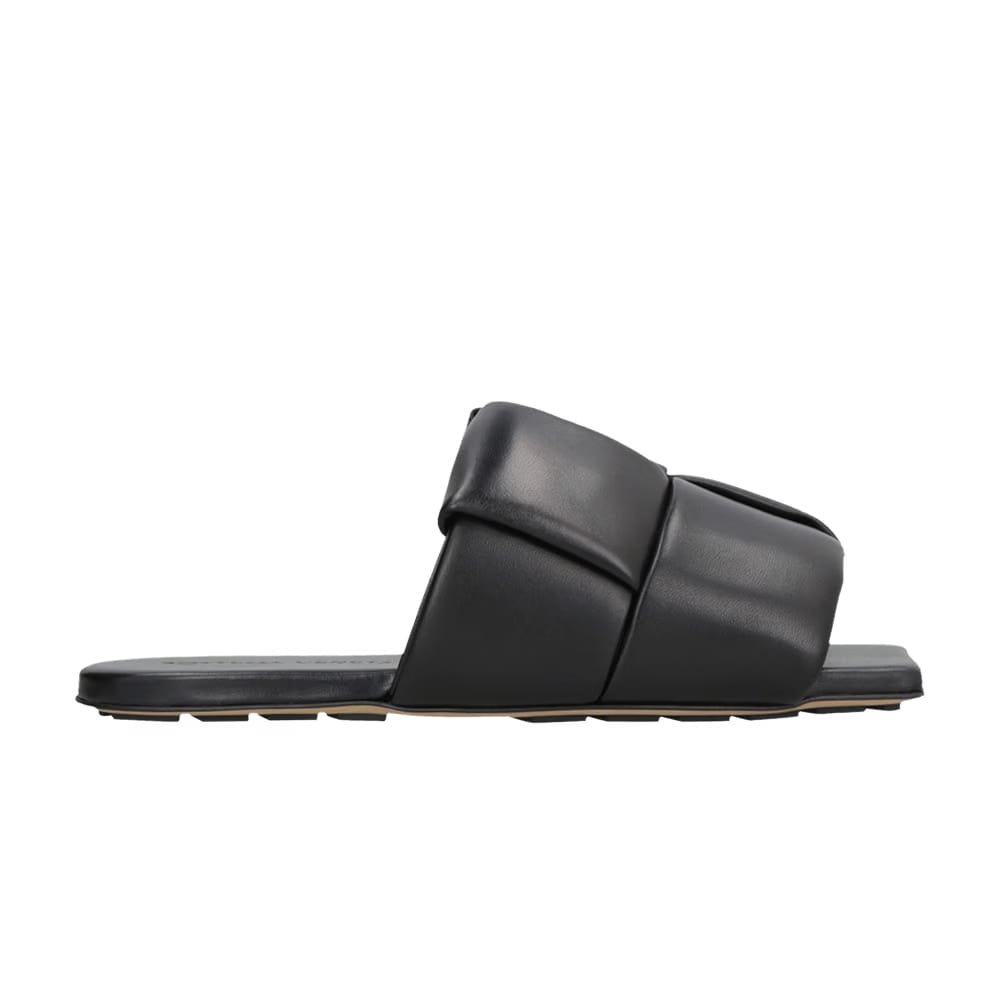 Bottega Veneta Wmns Flat Sandal 'Black'