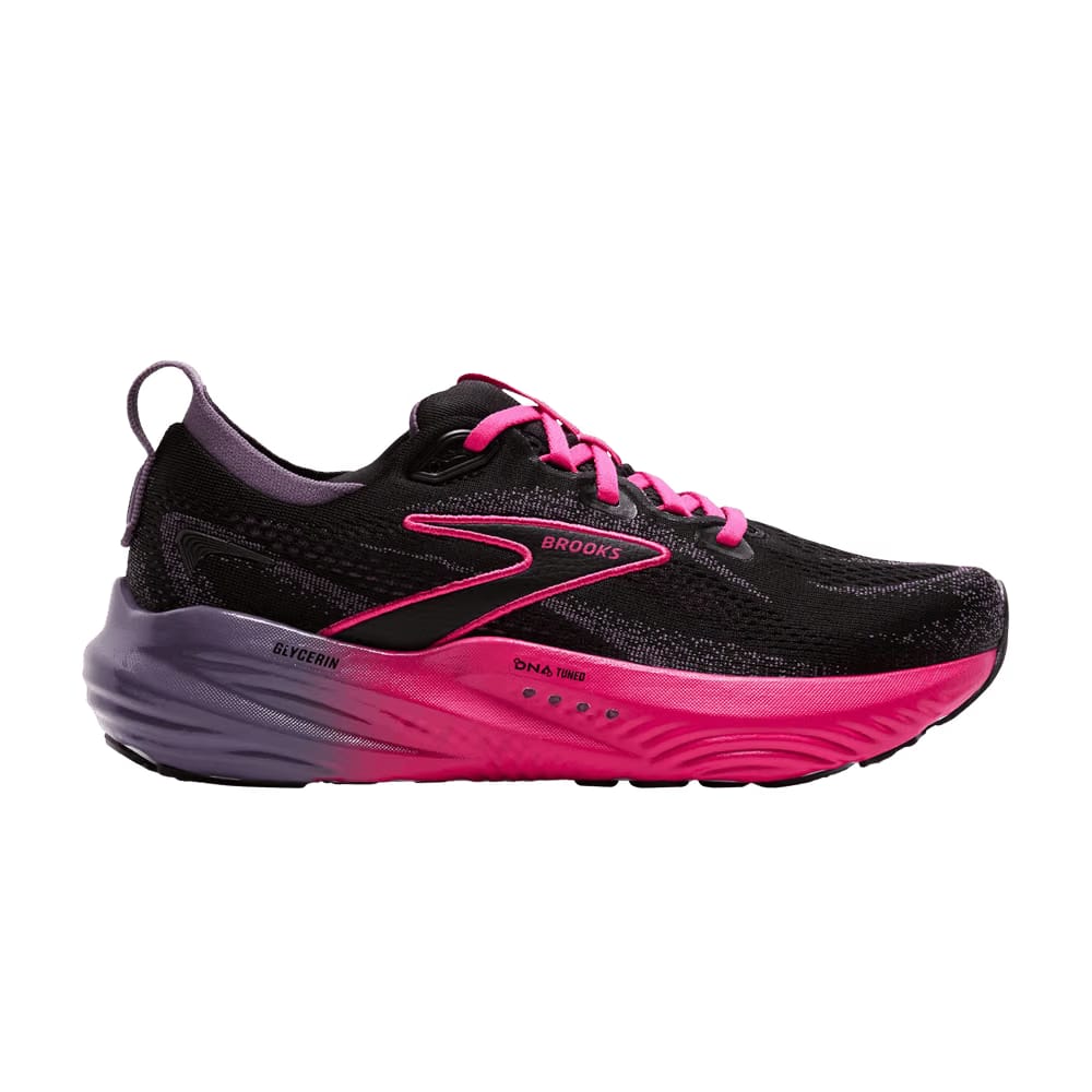 Brooks Wmns Glycerin 22 'Black Montana Fuchsia'