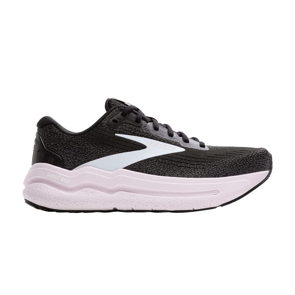 Brooks Wmns Ghost Max 2 'Black White Orchid Ice'