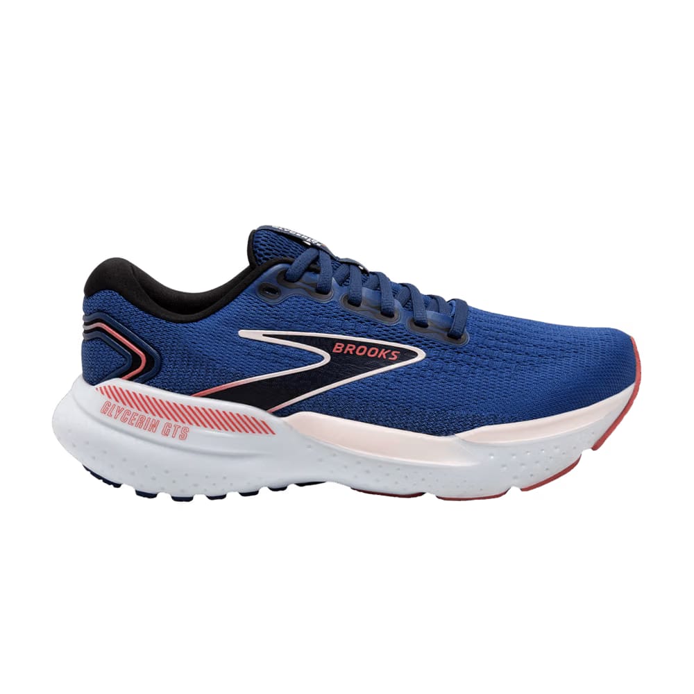 Brooks Wmns Glycerin GTS 21 Wide 'Blue Icy Pink'