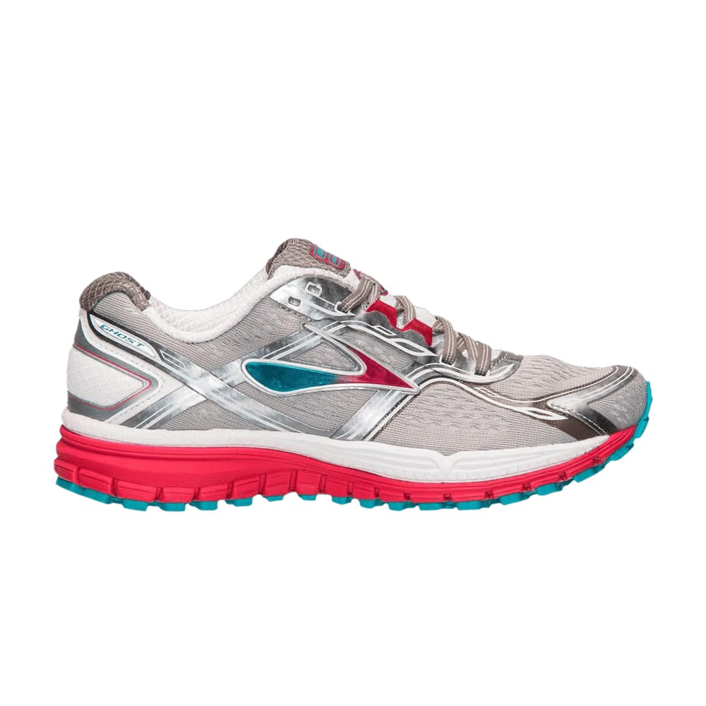 Brooks Wmns Ghost 8 Wide 'Metallic Charcoal Bright Rose'