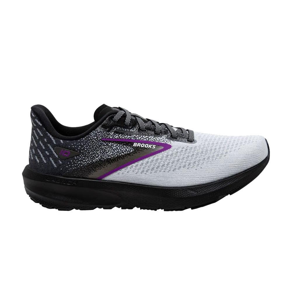 Brooks Wmns Launch 10 Wide 'Black Violet'