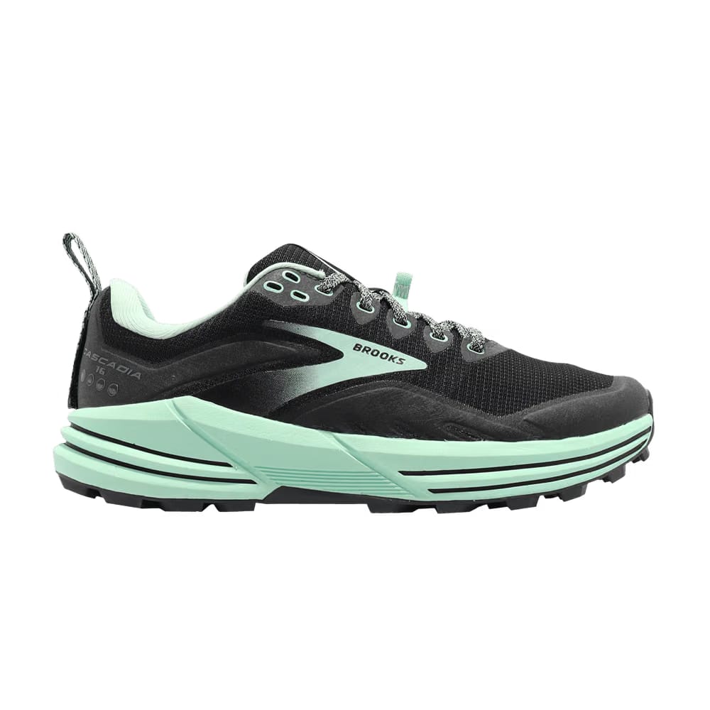 Brooks Wmns Cascadia 16 Wide 'Black Yucca'