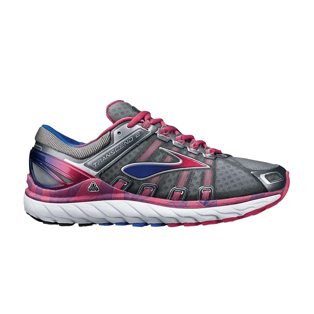 Brooks Wmns Transcend 2 'Metallic Charcoal Raspberry'