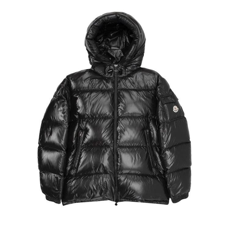 Moncler Ecrins Shiny Puffer Jacket Black
