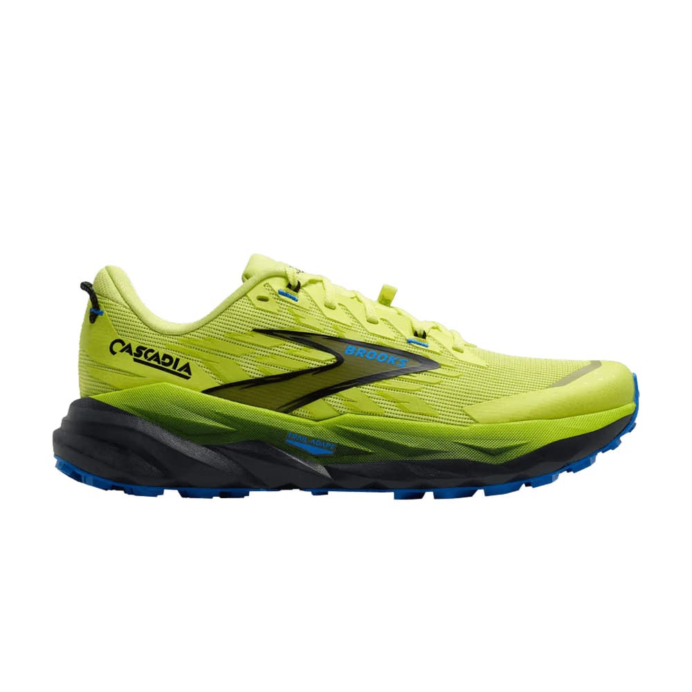 Brooks Cascadia 19 Sunny Lime Blue