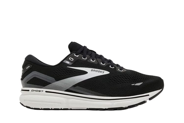 Brooks Ghost 15 2E Wide Black Blackened Pearl