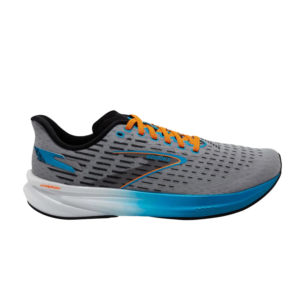 Brooks Hyperion Grey Atomic Blue