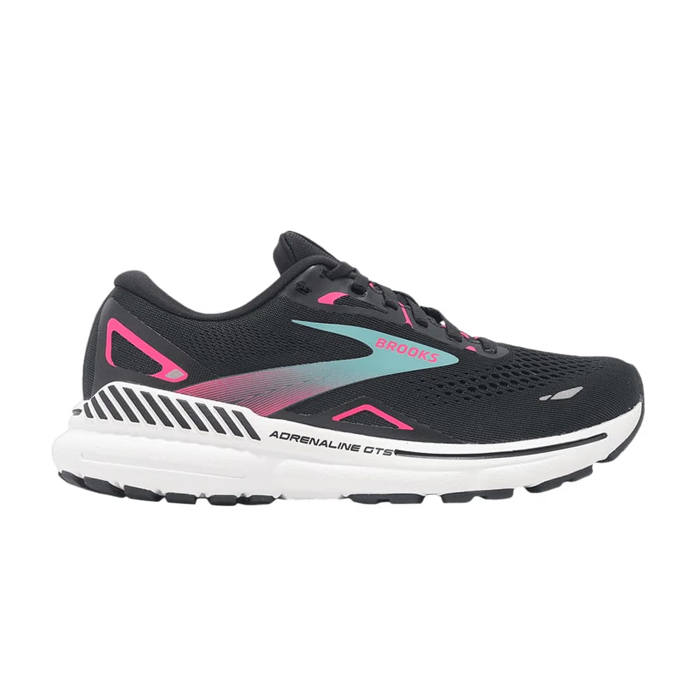 Brooks Wmns Adrenaline GTS 23 GORE-TEX 'Black Knockout Pink Aqua'