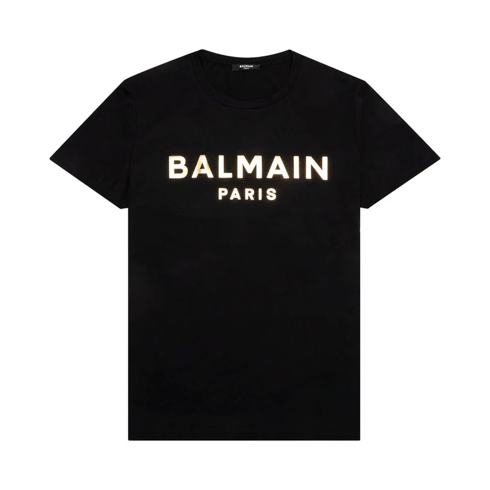 Balmain Foil T-Shirt Noir