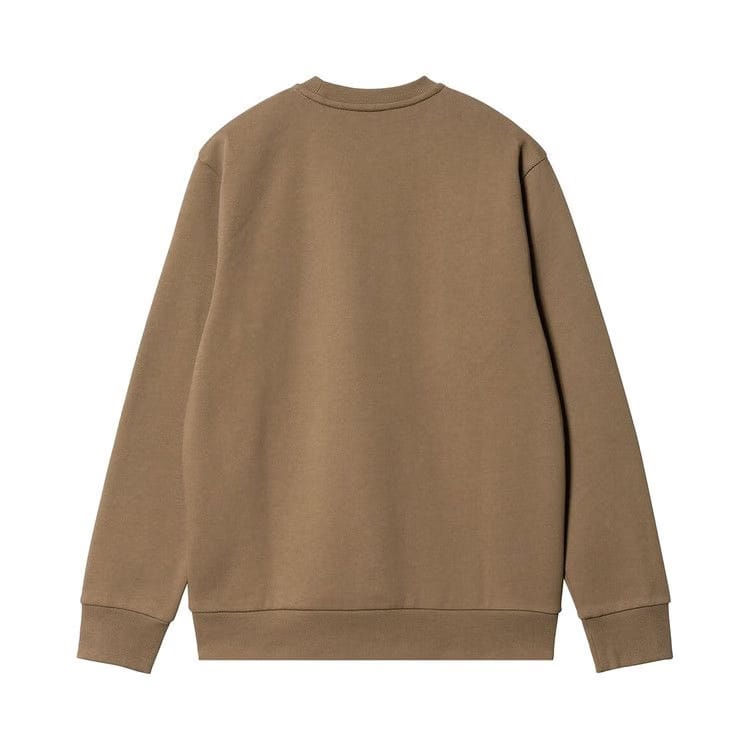 Carhartt WIP Script Embroidery Sweatshirt Brown