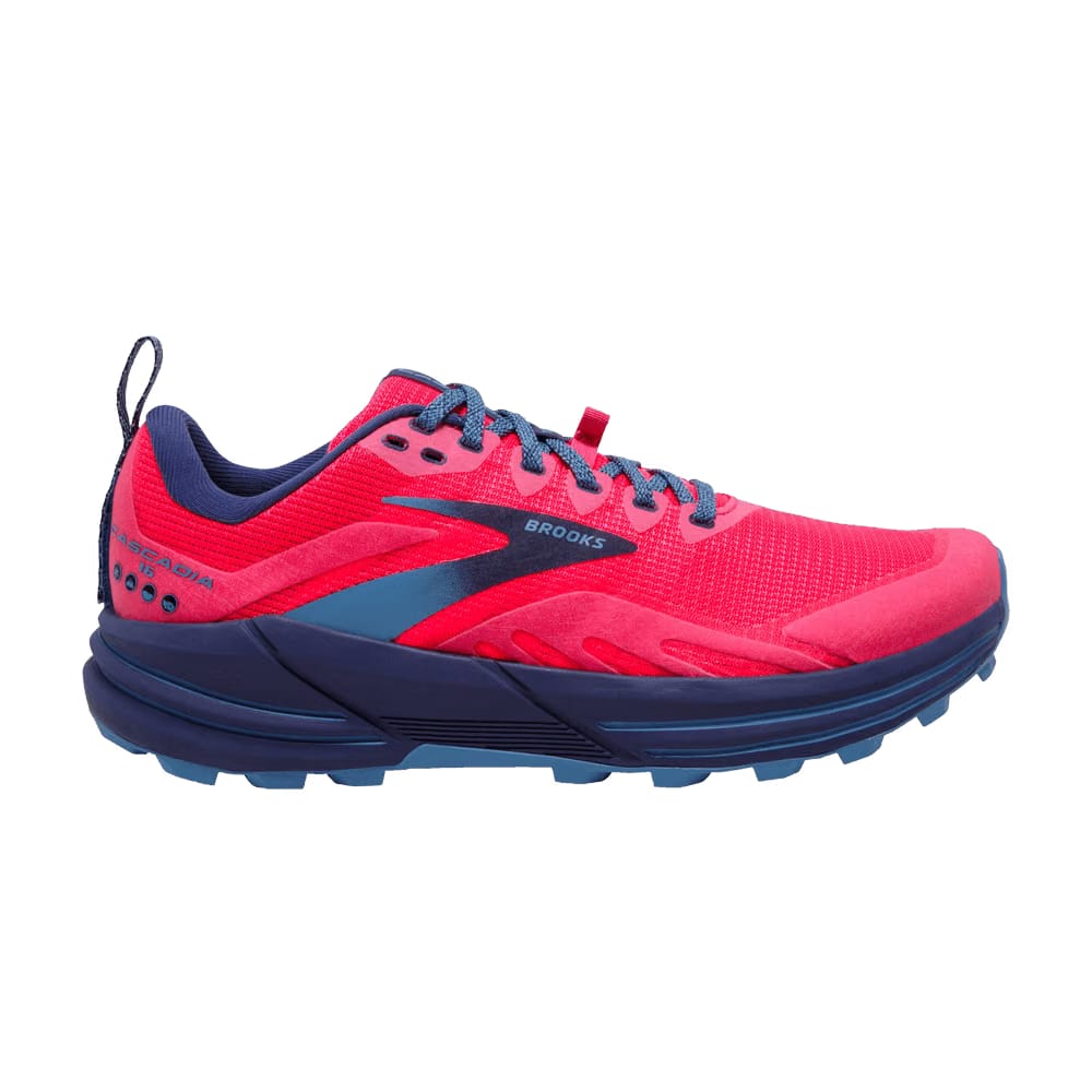 Brooks Wmns Cascadia 16 B Wide 'Pink Cobalt'