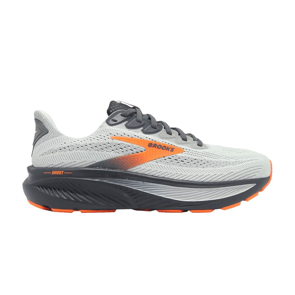 Brooks Ghost 17 Extra Wide Oyster Mushroom Orange Ebony
