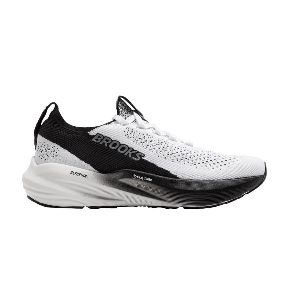 Brooks Wmns Glycerin StealthFit 22 'White Grey Black'