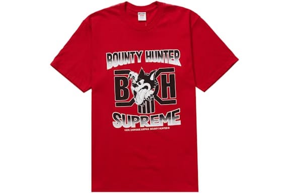 Supreme Bounty Hunter Wolf T-Shirt Red