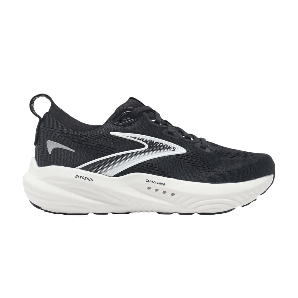 Brooks Wmns Glycerin 22 D Wide 'Black Grey White'
