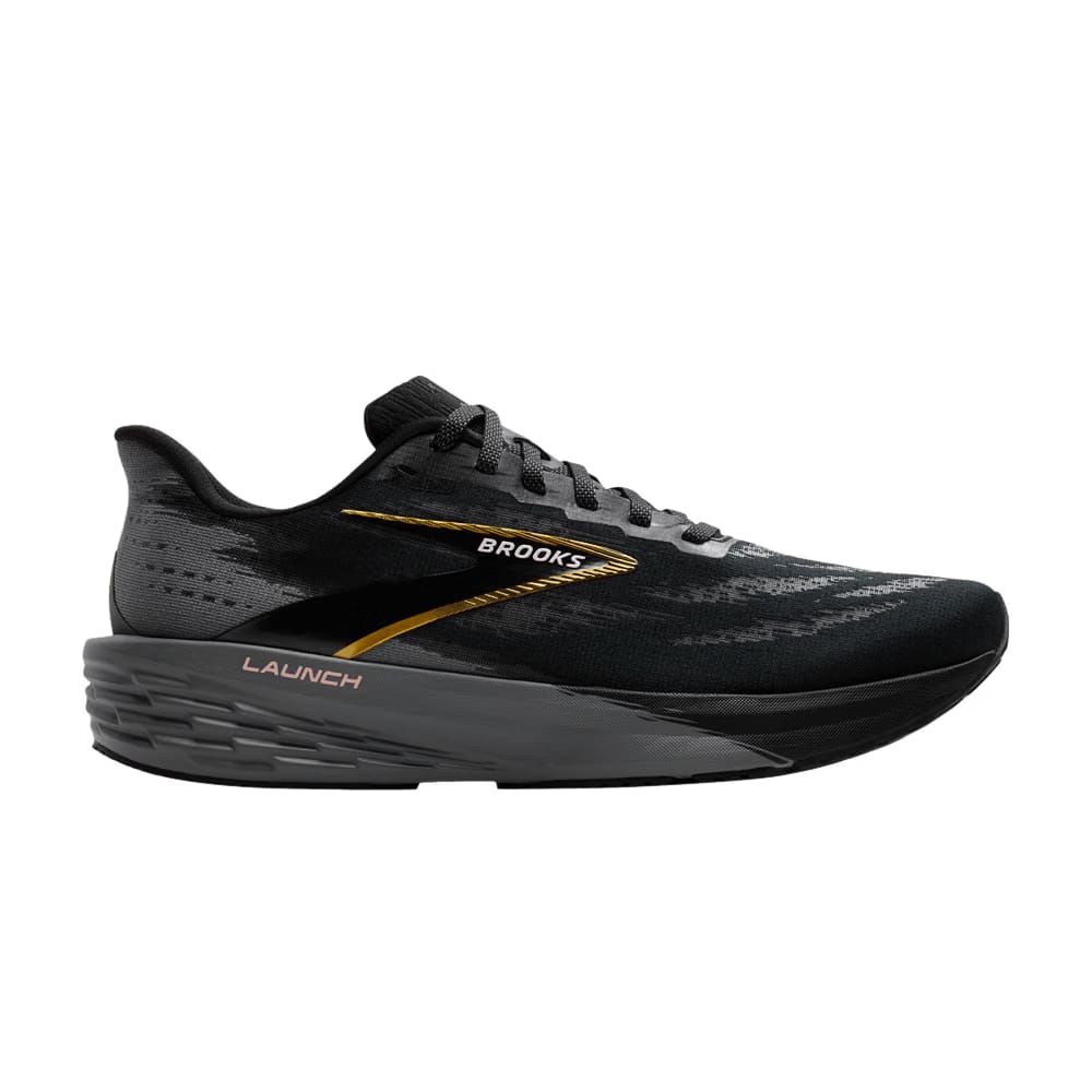 Brooks Launch 11 Black Grey Gold