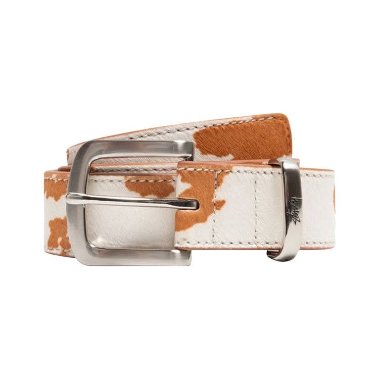 Stussy Animal Print Dress Belt Caramel