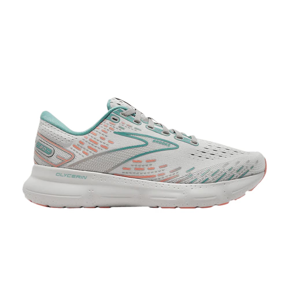 Brooks Wmns Glycerin 20 Wide 'Oyster Latigo Bay'