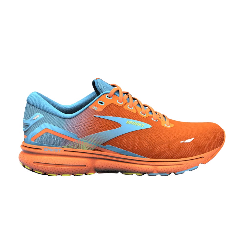 Brooks Ghost 15 Orange Blue