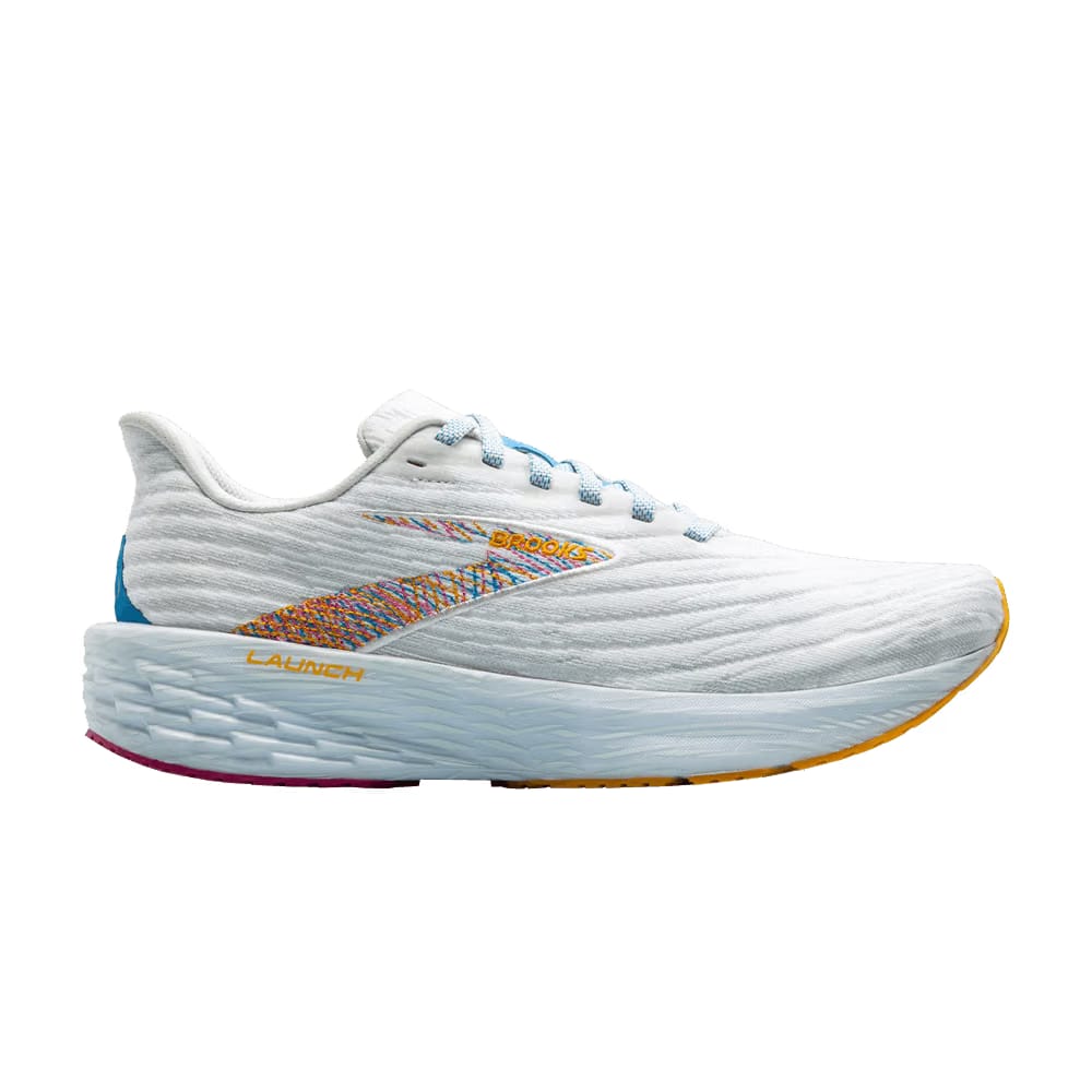 Brooks Launch 11 White Murmur Blithe