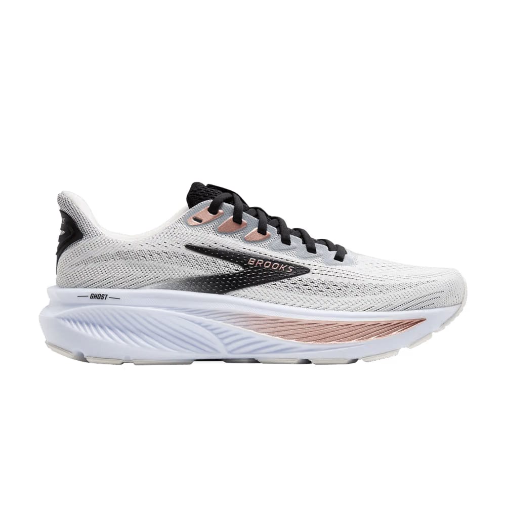 Brooks Wmns Ghost 17 'White Black Rose Gold'