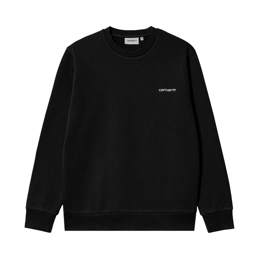 Carhartt WIP Script Embroidery Sweatshirt Black