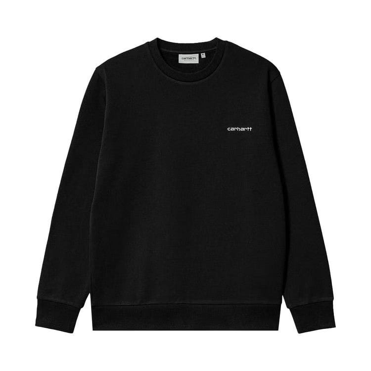 Carhartt WIP Script Embroidery Sweatshirt Black