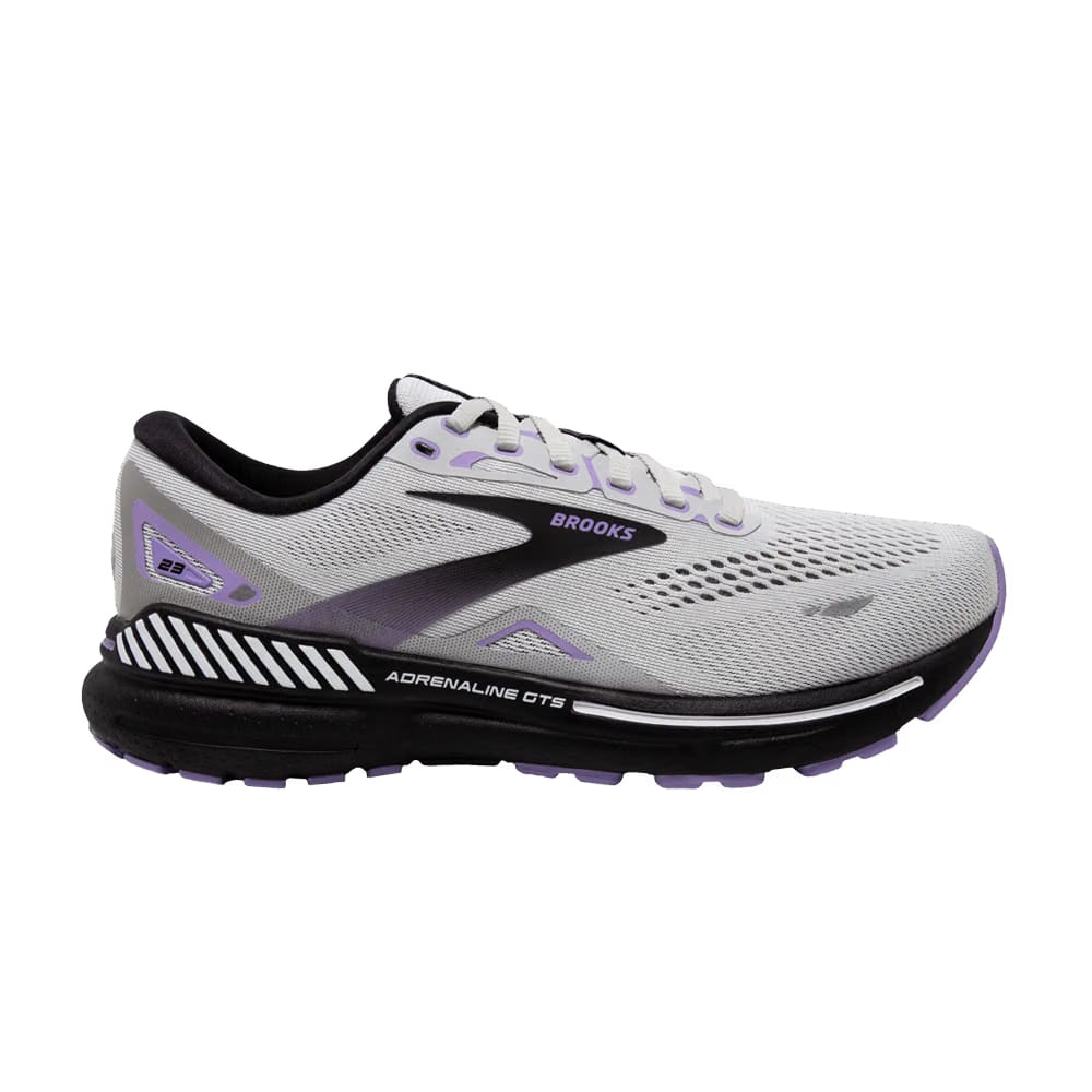 Brooks Wmns Adrenaline GTS 23 2E Wide 'Grey Purple'