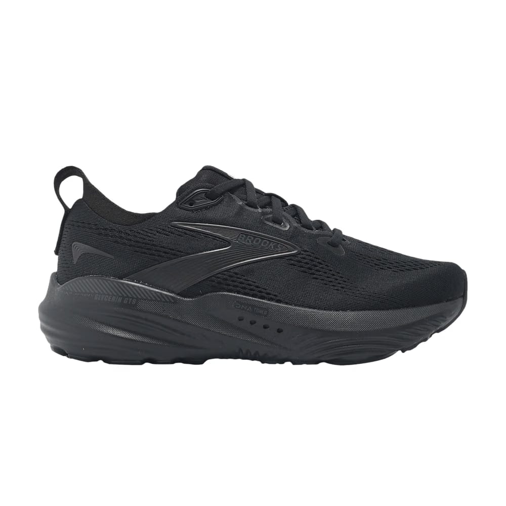 Brooks Wmns Glycerin GTS 22 D Wide 'Black Ebony'