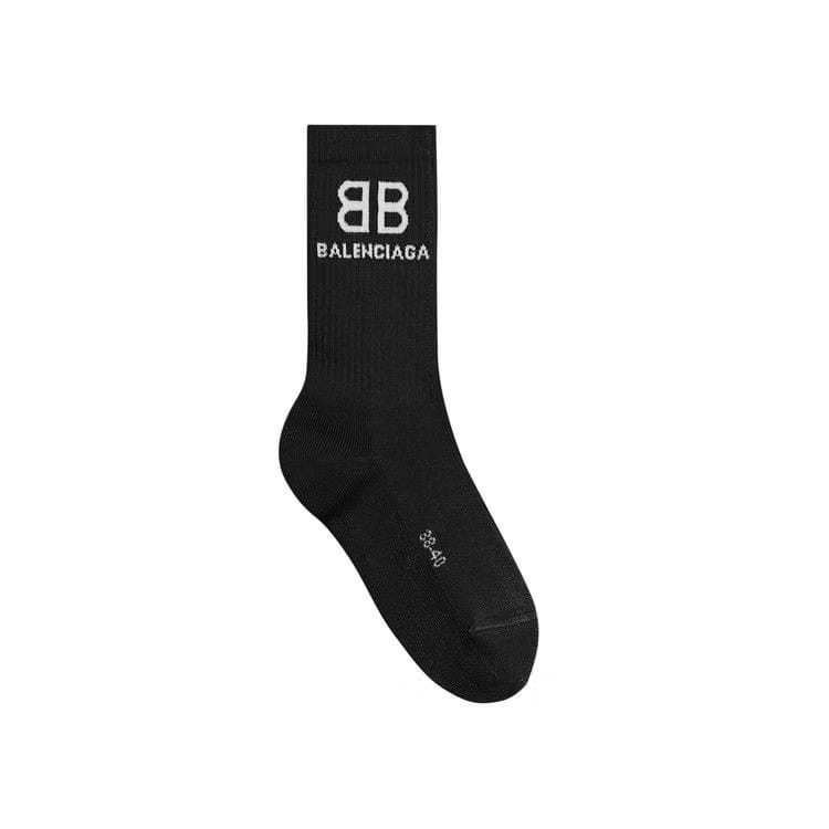 Balenciaga Tennis Socks Black/White